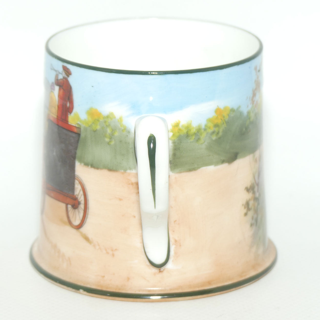 Royal Doulton Coaching Days Rex mug E2768 | rare Blue Sky variation