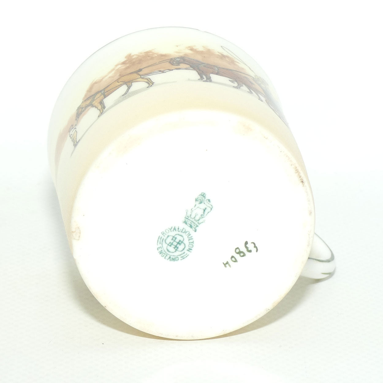 Royal Doulton Coaching Days demi tasse coffee cup and saucer E3804