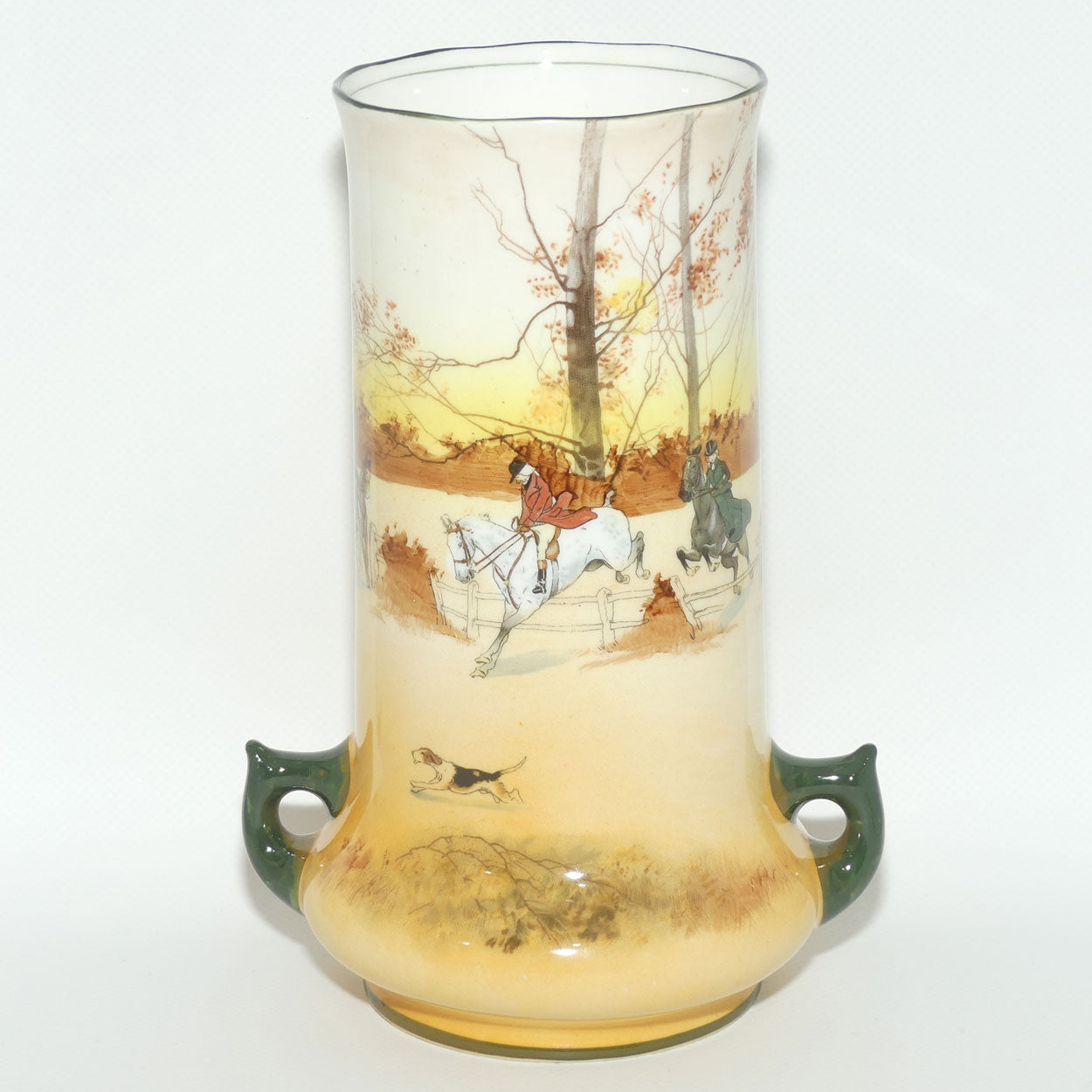 Royal Doulton Hunting | John Peel Hunting twin handle vase E3804