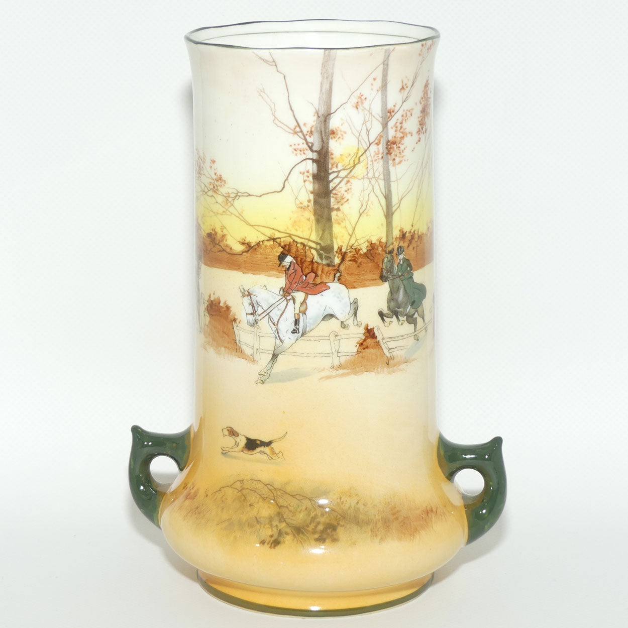 Royal Doulton Hunting | John Peel Hunting twin handle vase E3804