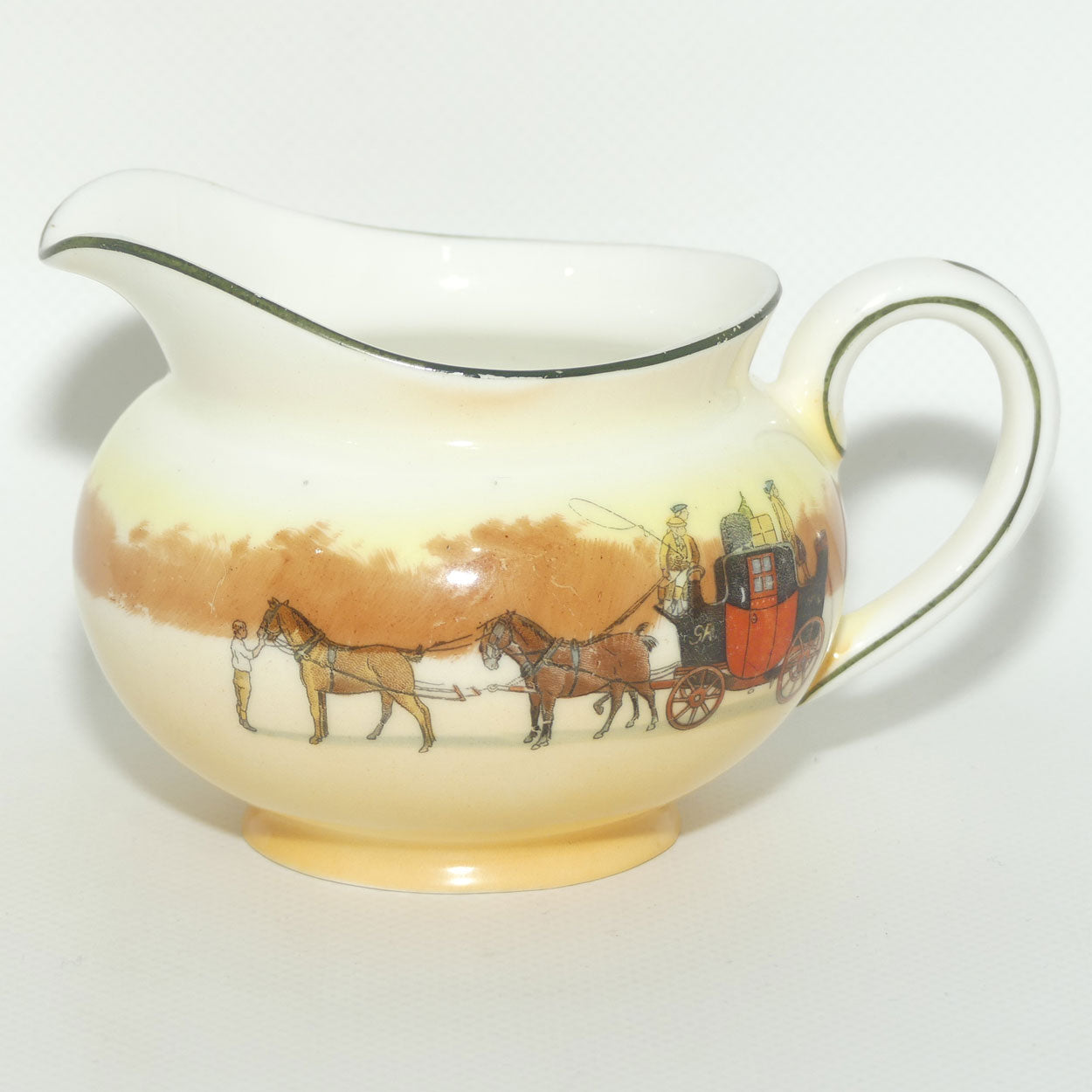 Royal Doulton Coaching Days round milk jug | Bone China