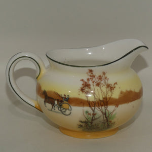 Royal Doulton Coaching Days round milk jug | Bone China