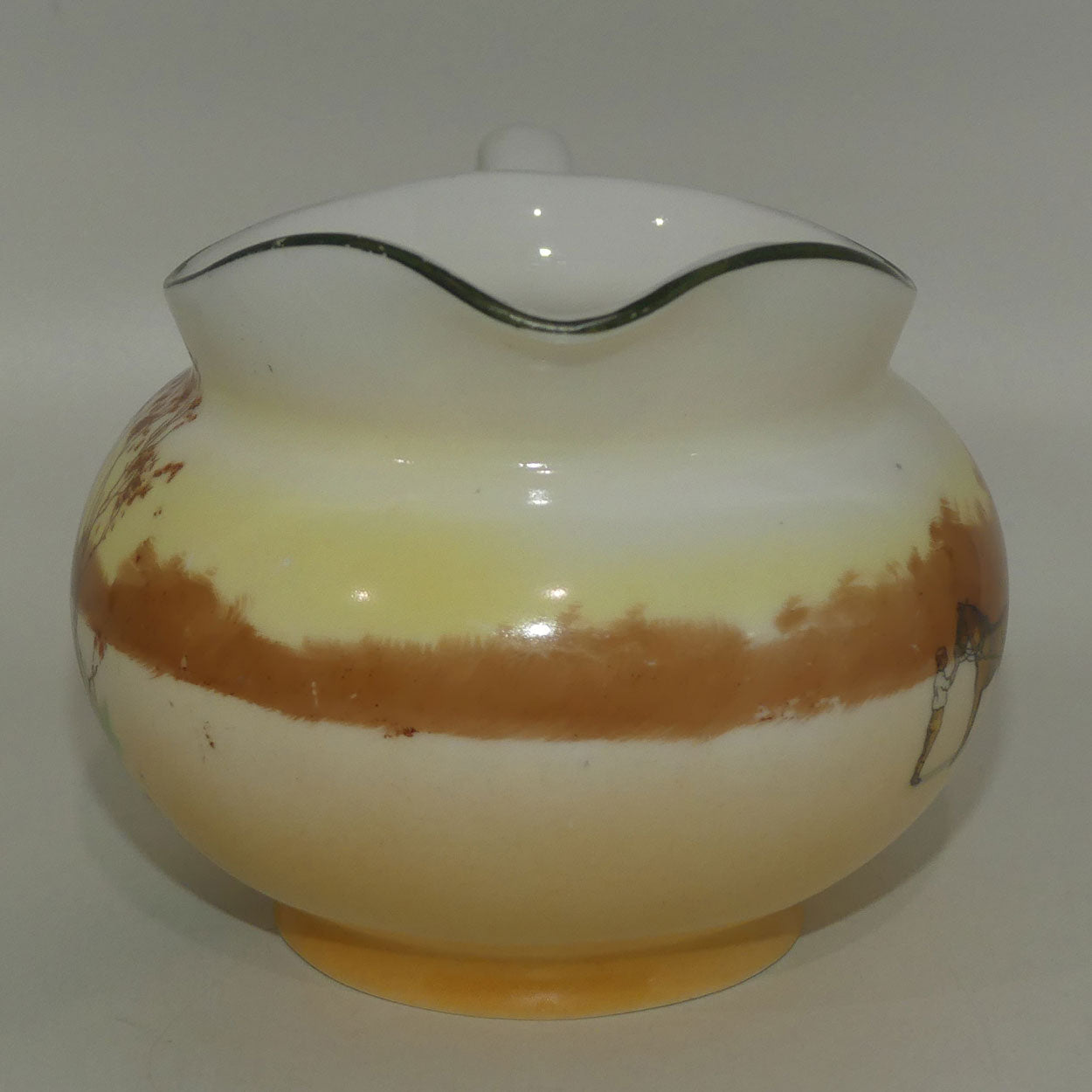 Royal Doulton Coaching Days round milk jug | Bone China