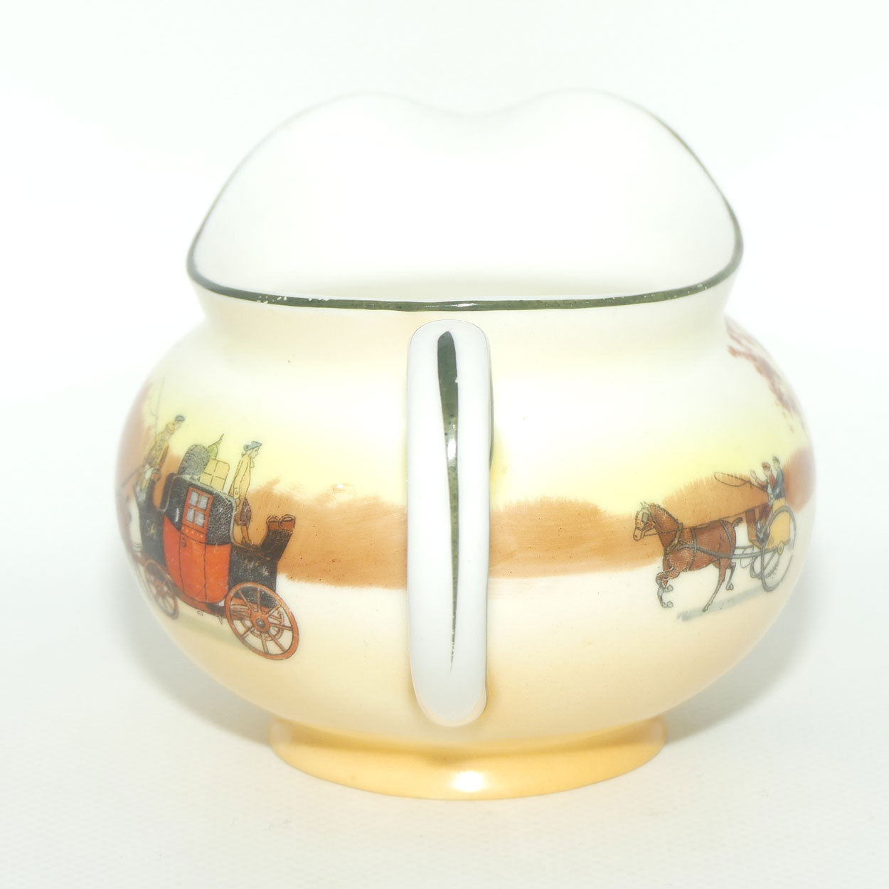 Royal Doulton Coaching Days round milk jug | Bone China