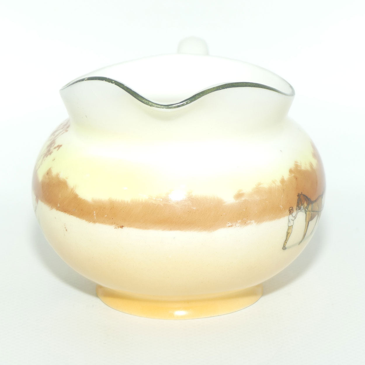 Royal Doulton Coaching Days round milk jug | Bone China