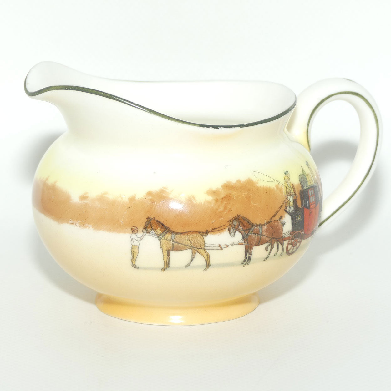 Royal Doulton Coaching Days round milk jug | Bone China