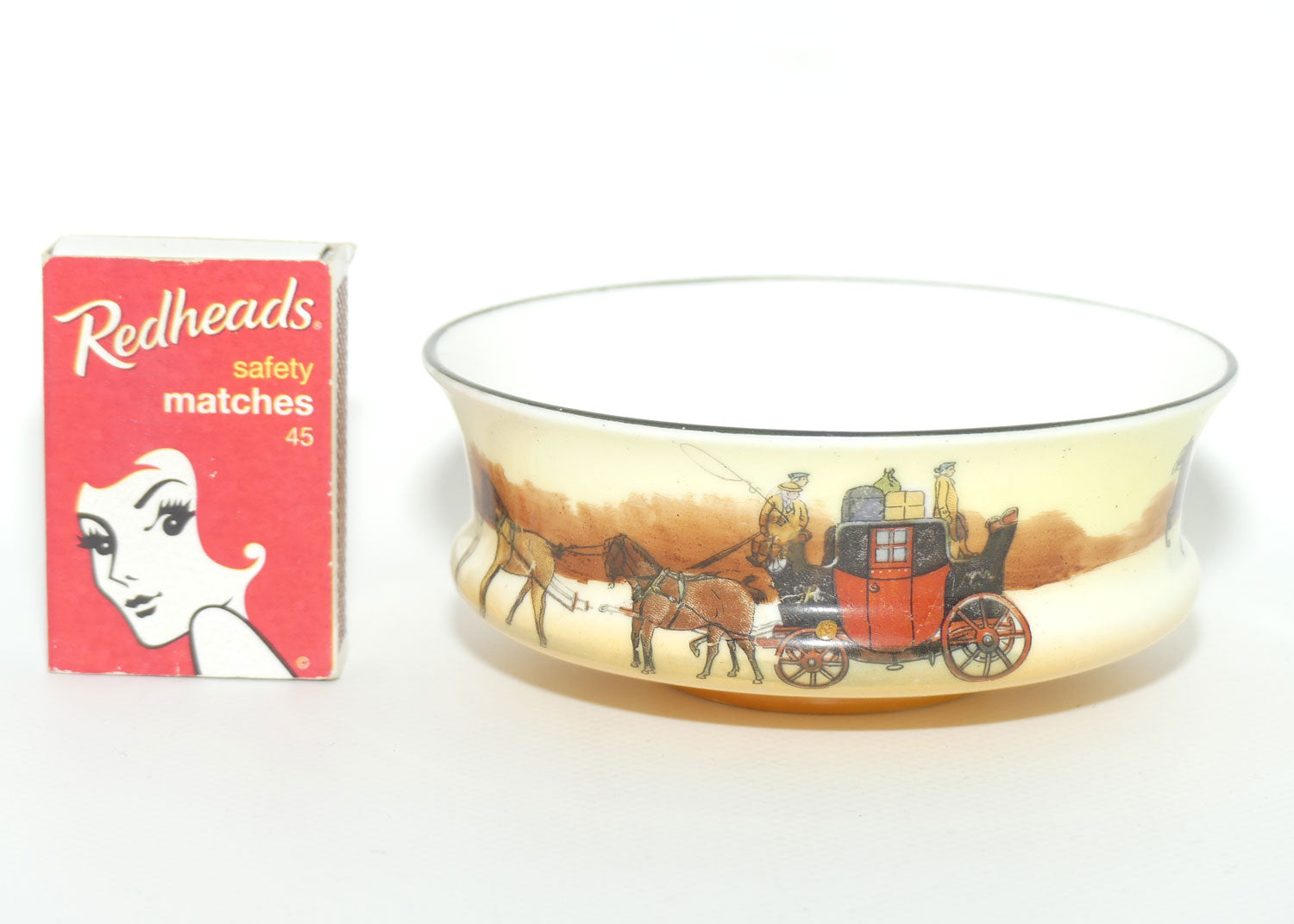 Royal Doulton Coaching Days coffee size fancy sugar bowl E3804