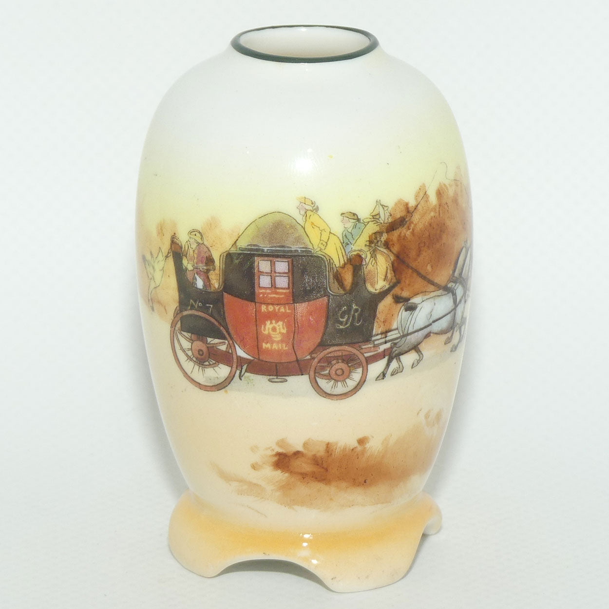 Royal Doulton Coaching Days miniature vase E3804 | #3