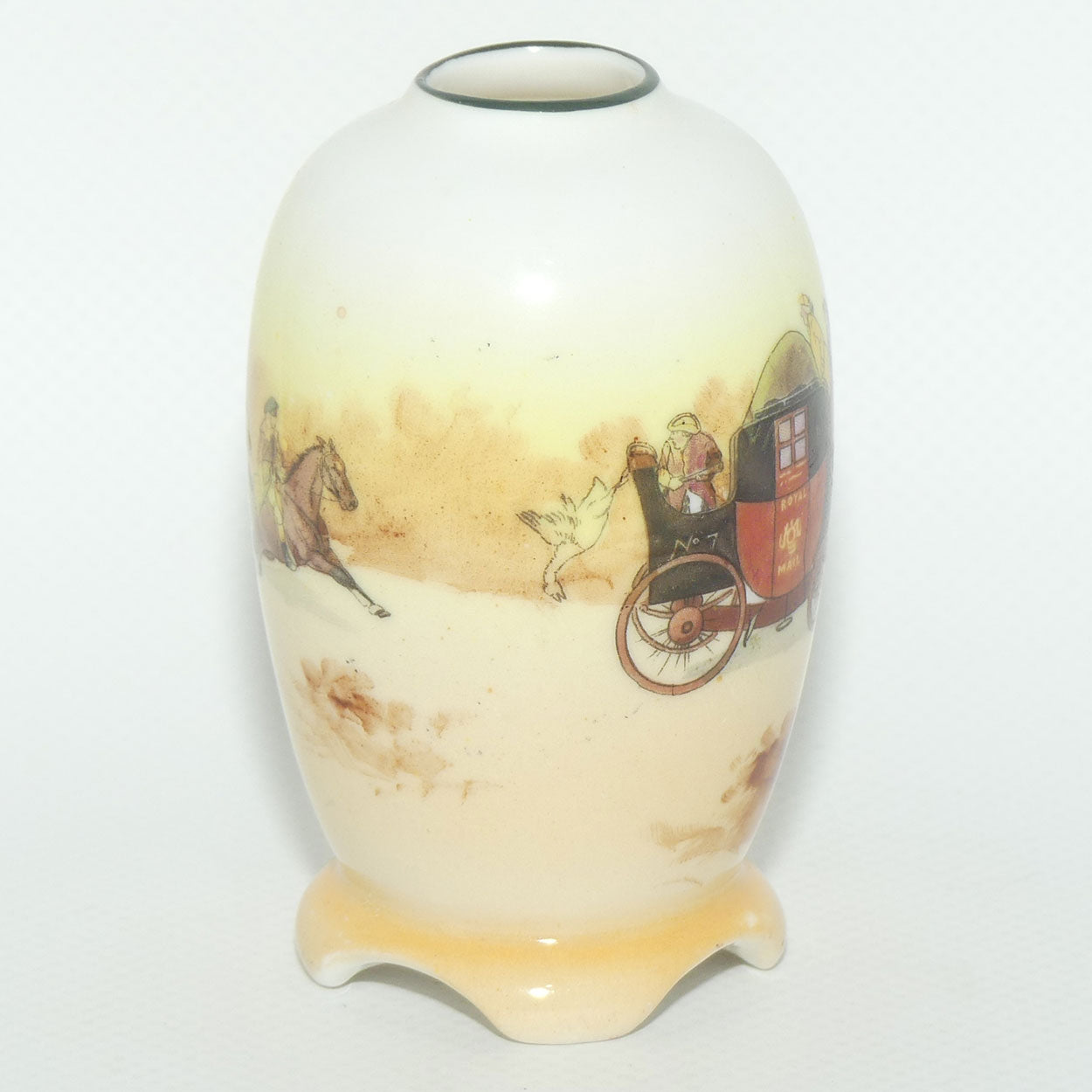 Royal Doulton Coaching Days miniature vase E3804 | #3