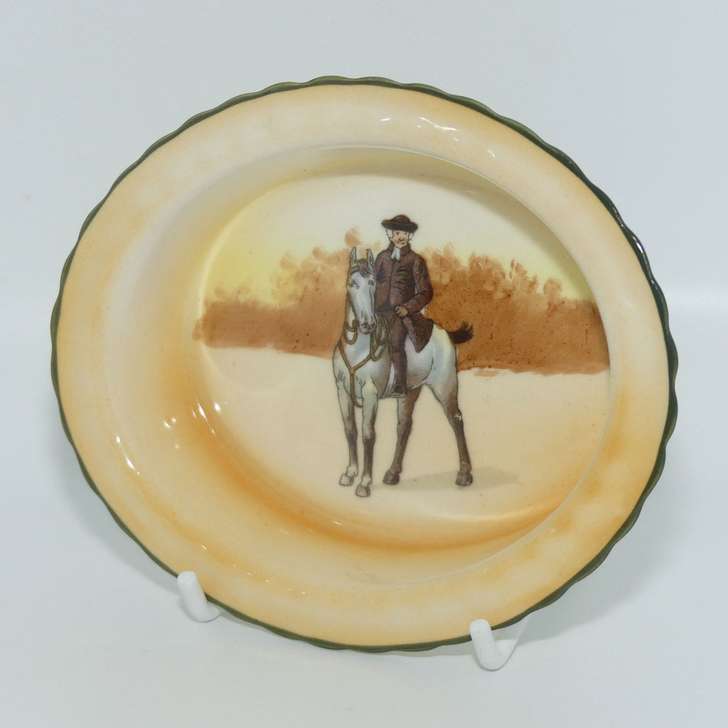 Royal Doulton Coaching Days small oval dish E3804 | Rare Scene | Passenger arriving on Horse