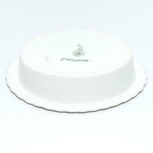 Royal Doulton Coaching Days small oval dish E3804 | Rare Scene | Passenger arriving on Horse