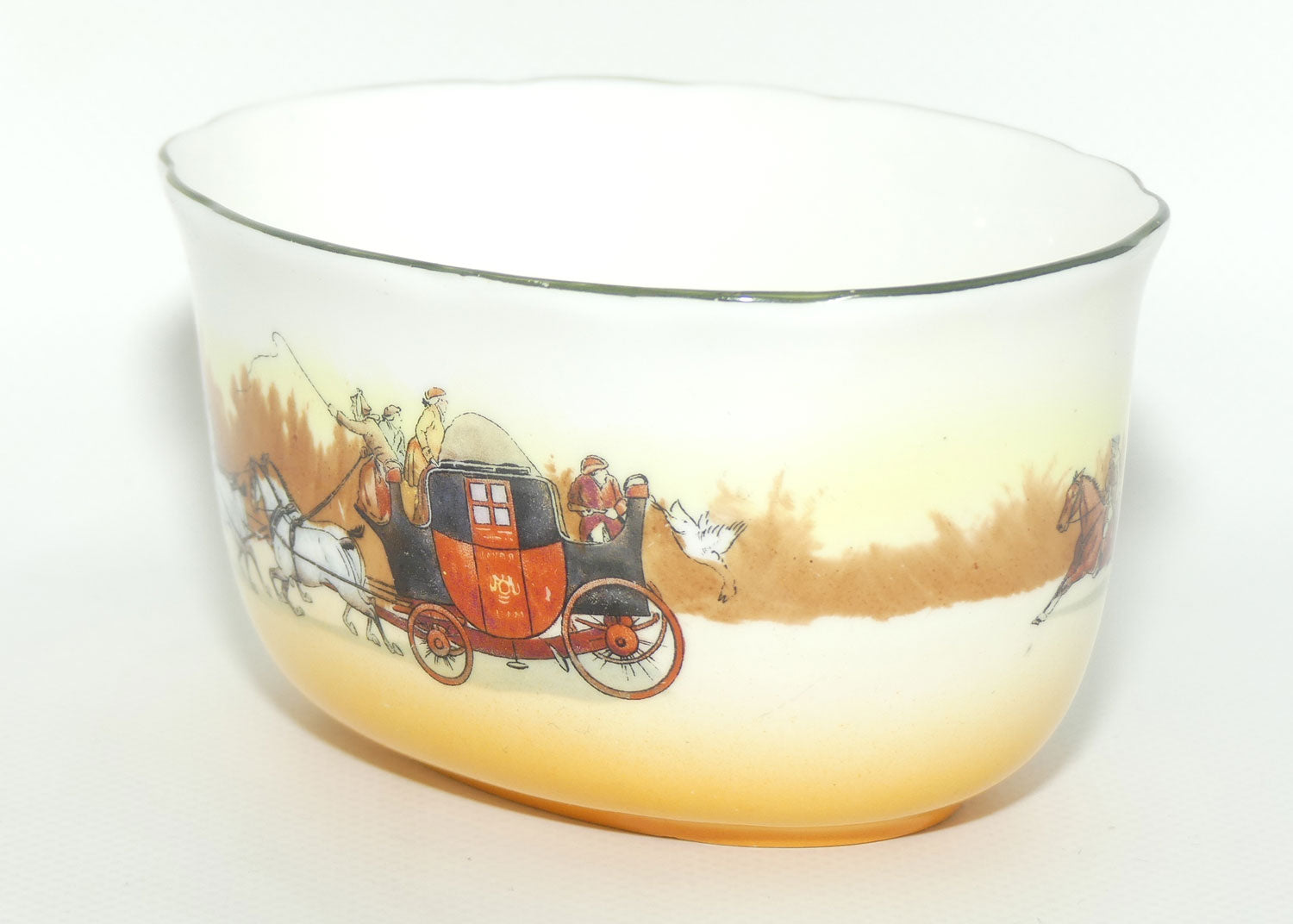 Royal Doulton Coaching Days oval sugar bowl | E3804
