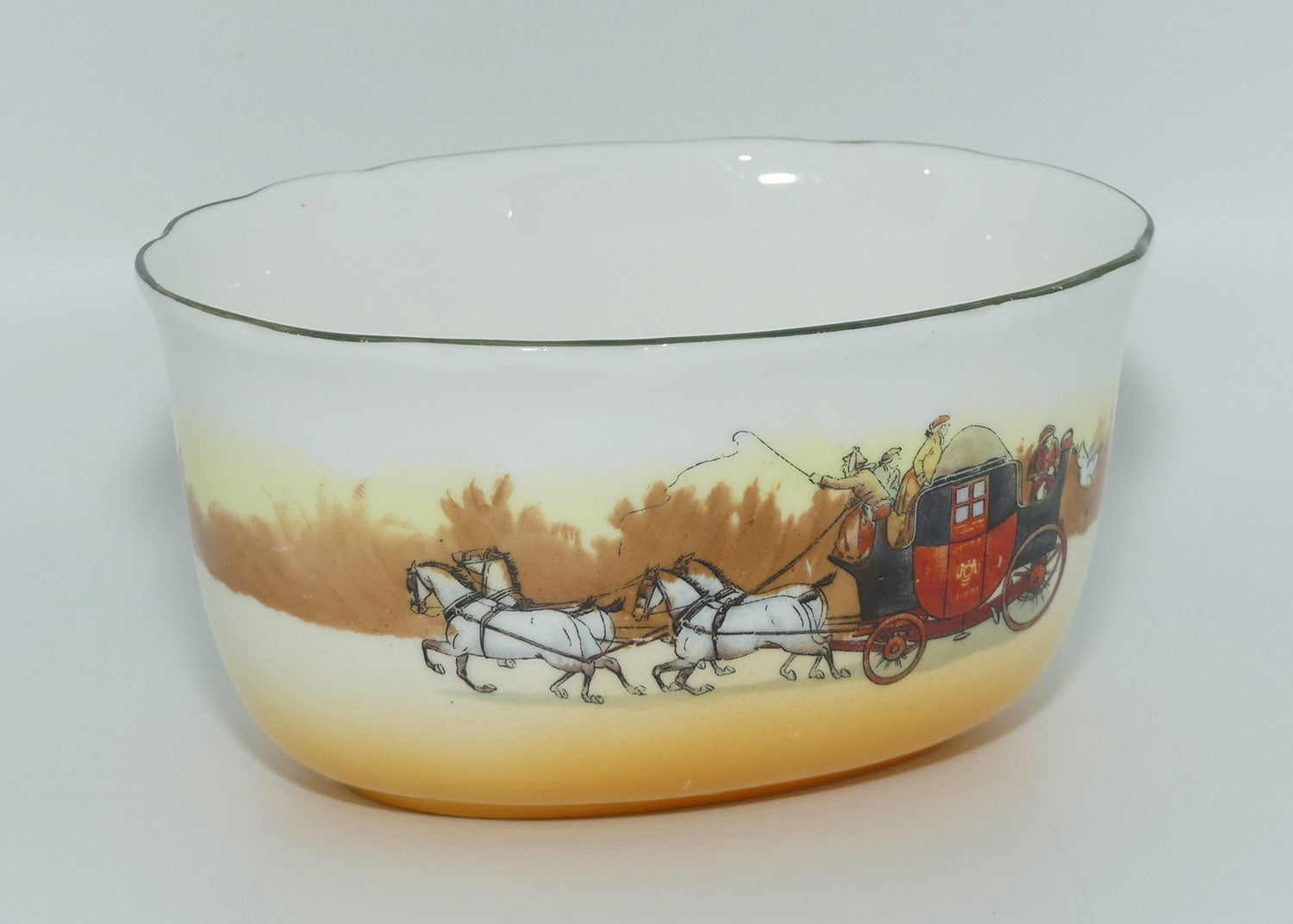 Royal Doulton Coaching Days oval sugar bowl | E3804