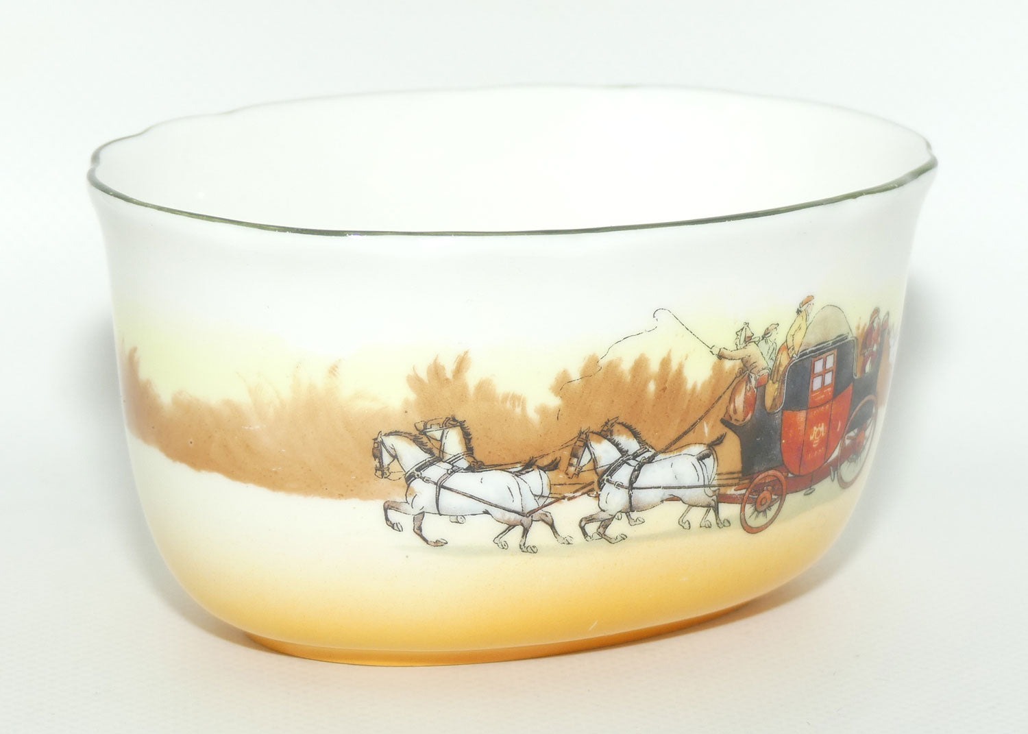 Royal Doulton Coaching Days oval sugar bowl | E3804