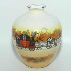 Royal Doulton Coaching Days ovoid vase E3804