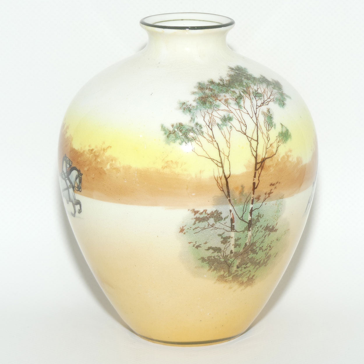 Royal Doulton Coaching Days ovoid vase E3804