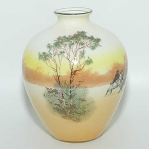 Royal Doulton Coaching Days ovoid vase E3804