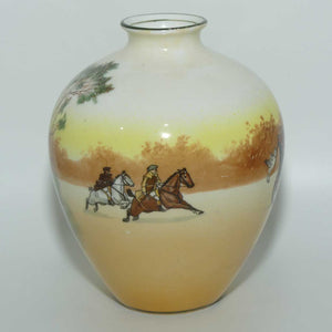 Royal Doulton Coaching Days ovoid vase E3804