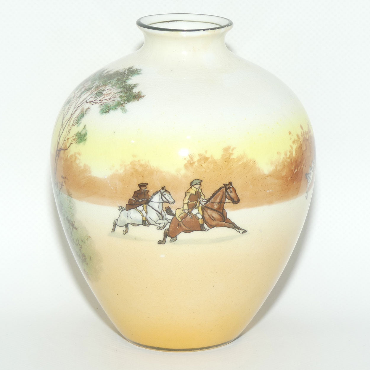 Royal Doulton Coaching Days ovoid vase E3804
