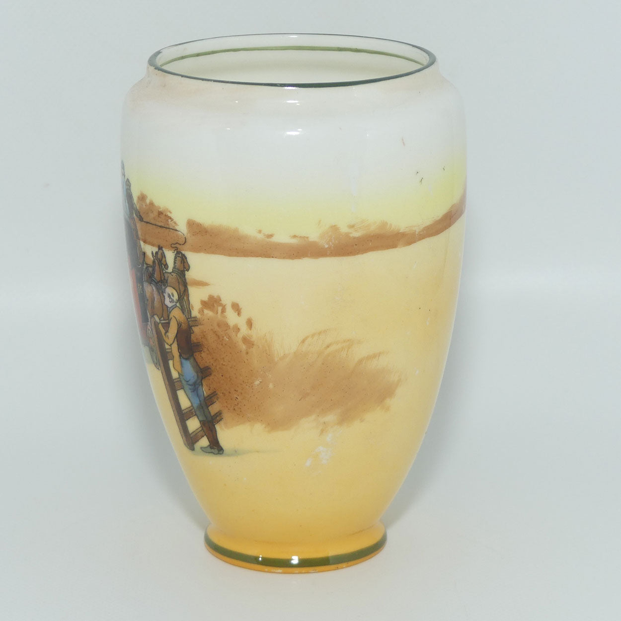 Royal Doulton Coaching Days tapering base vase | E3804