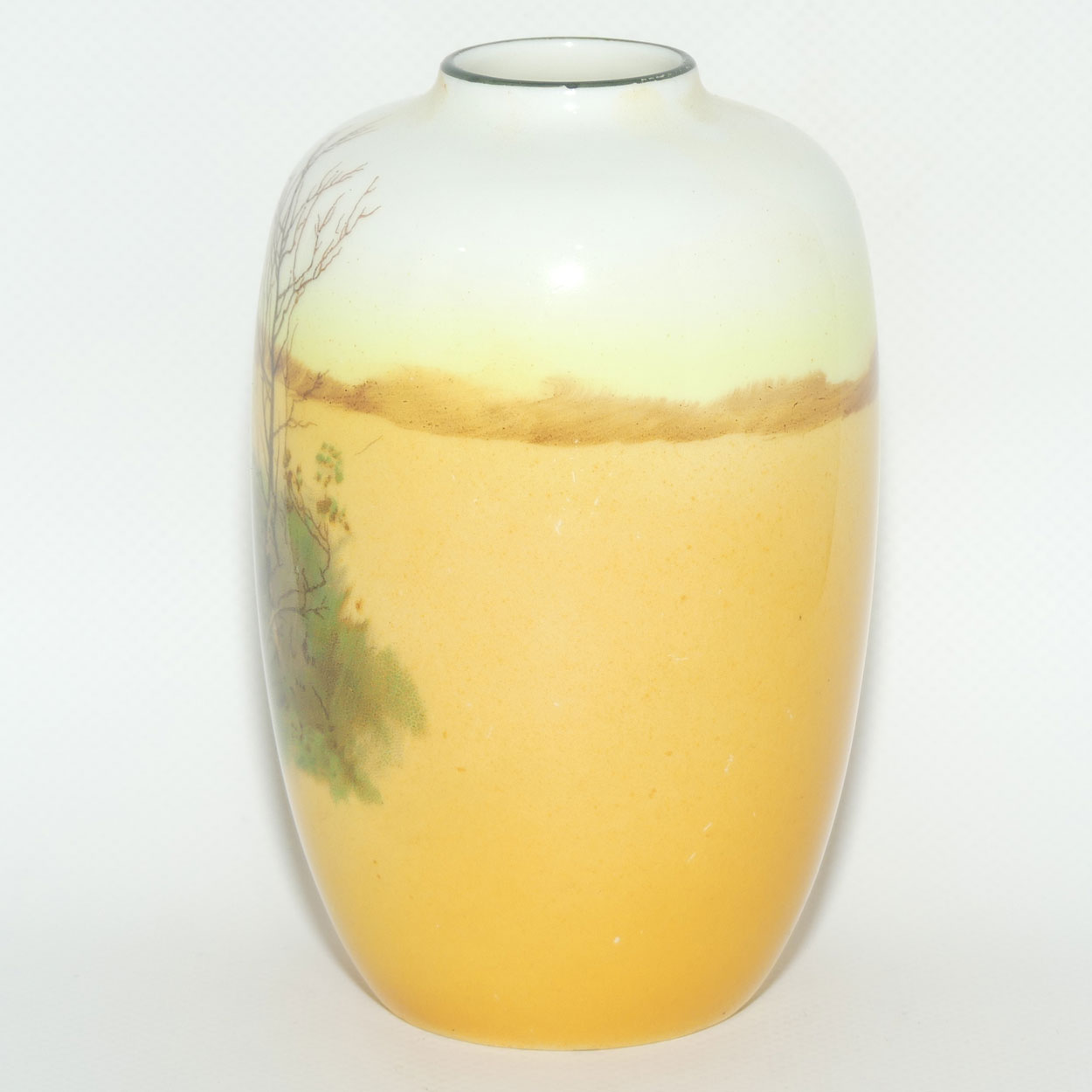 Royal Doulton Coaching Days smaller bulbous vase with narrow mouth E3804 #2