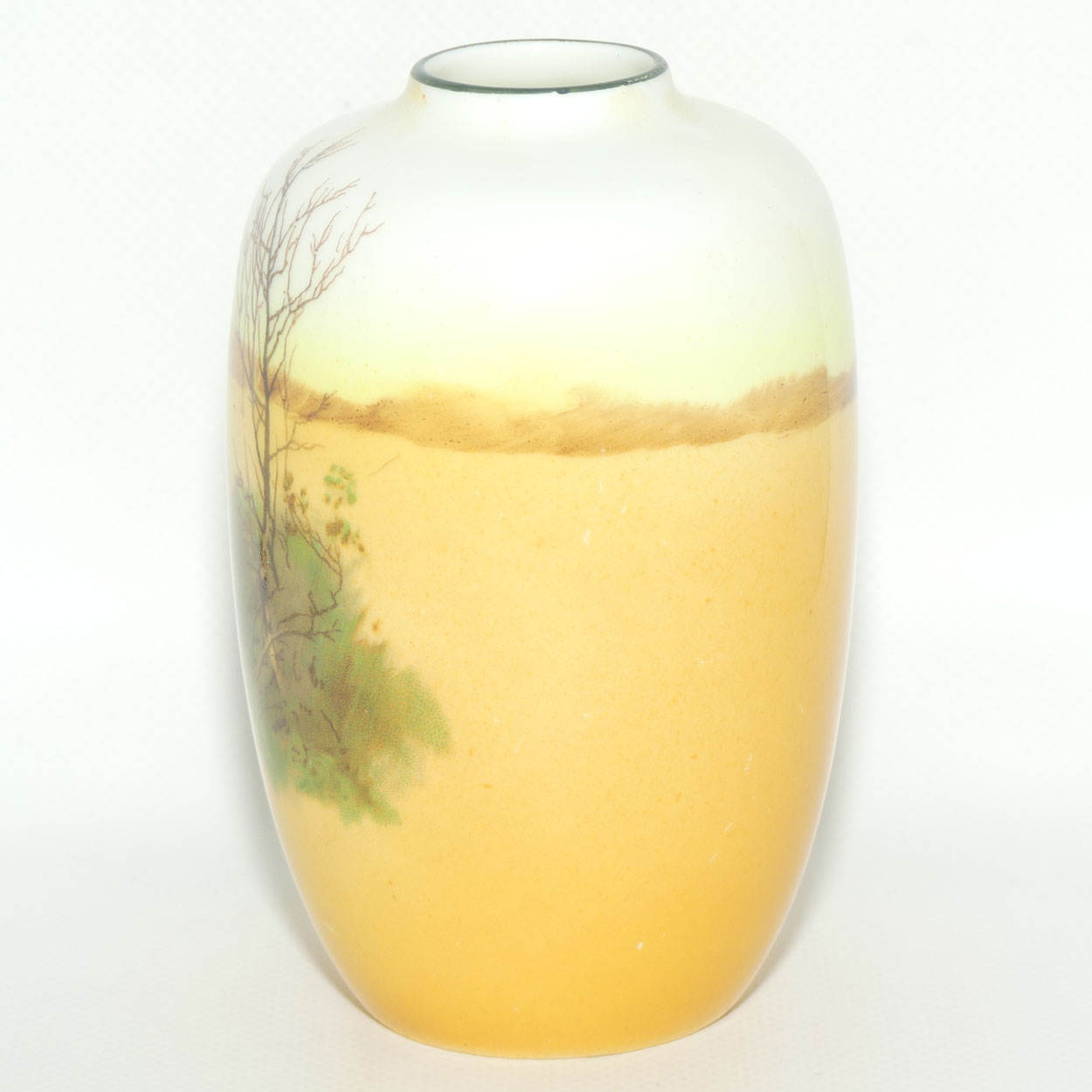 Royal Doulton Coaching Days smaller bulbous vase with narrow mouth E3804 #2