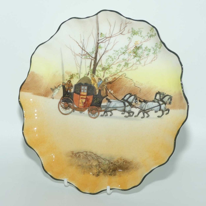 Royal Doulton Coaching Days Stafford shape cabinet plate E3804 | Scene 14 | #2