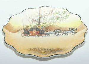 Royal Doulton Coaching Days Stafford shape cabinet plate E3804 | Scene 14 | #2