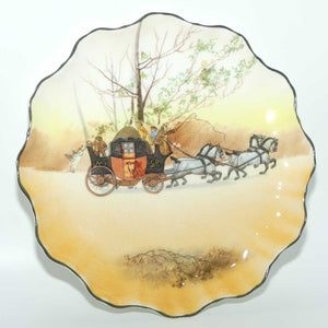 Royal Doulton Coaching Days Stafford shape cabinet plate E3804 | Scene 14 | #2