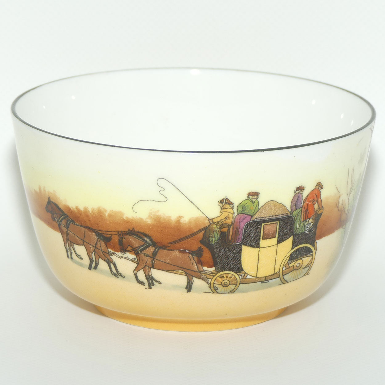 Royal Doulton Coaching Days round sugar bowl E3804 | Bone China