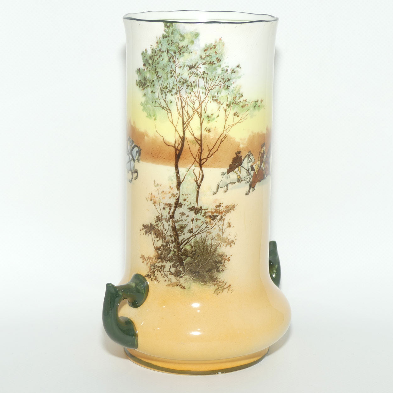 Royal Doulton Coaching Days twin handle vase E3804 | #1