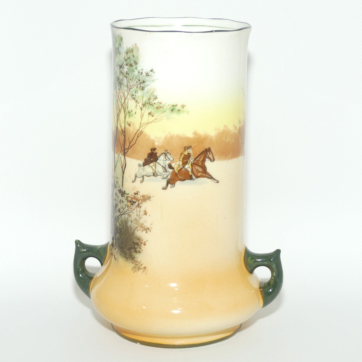 Royal Doulton Coaching Days twin handle vase E3804 | #1