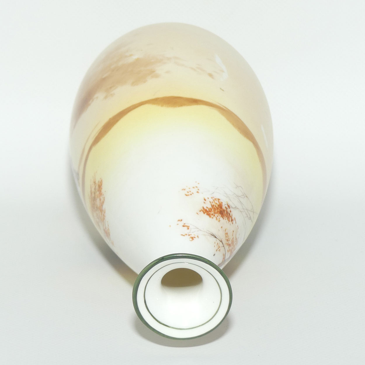 Royal Doulton Coaching Days tall vase | narrow neck E3804