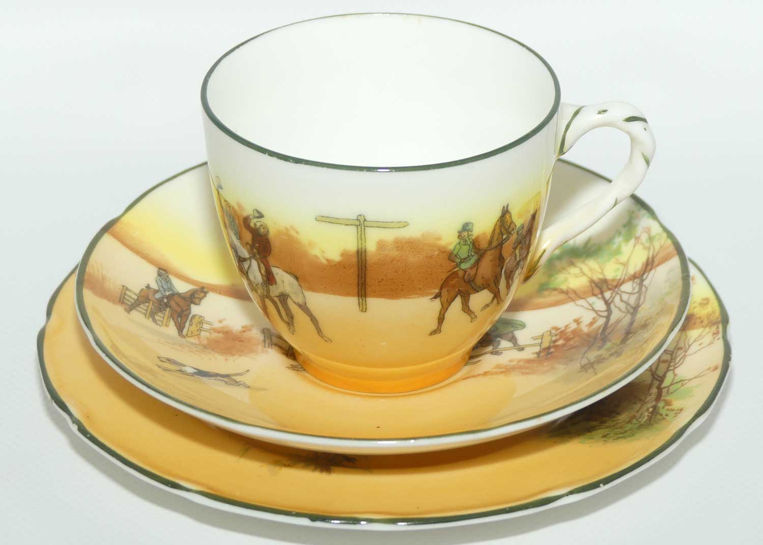 Royal Doulton Hunting | John Peel Hunting trio E3804