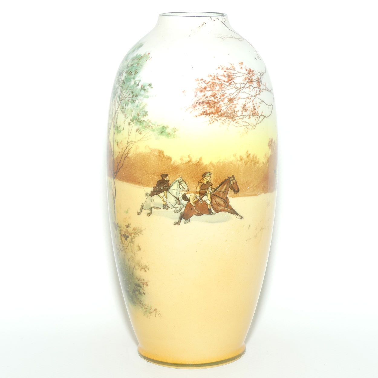 Royal Doulton Coaching Days elongated round vase | Shape 1306 | E3804