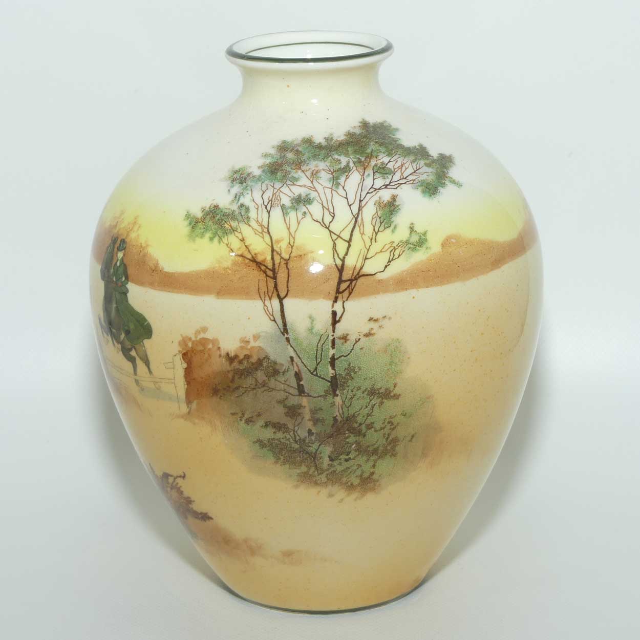 Royal Doulton Hunting | John Peel Hunting ovoid vase E3804