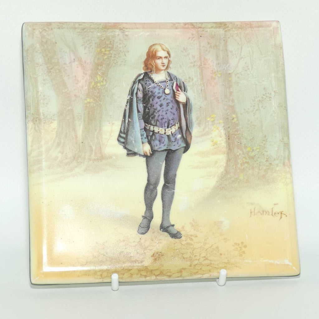 Royal Doulton Shakespearean Hamlet tea pot trivet or tile E7267