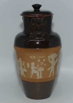 Royal Doulton Stoneware Egyptian design water pot