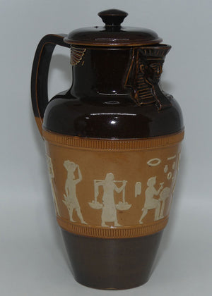 Royal Doulton Stoneware Egyptian design water pot