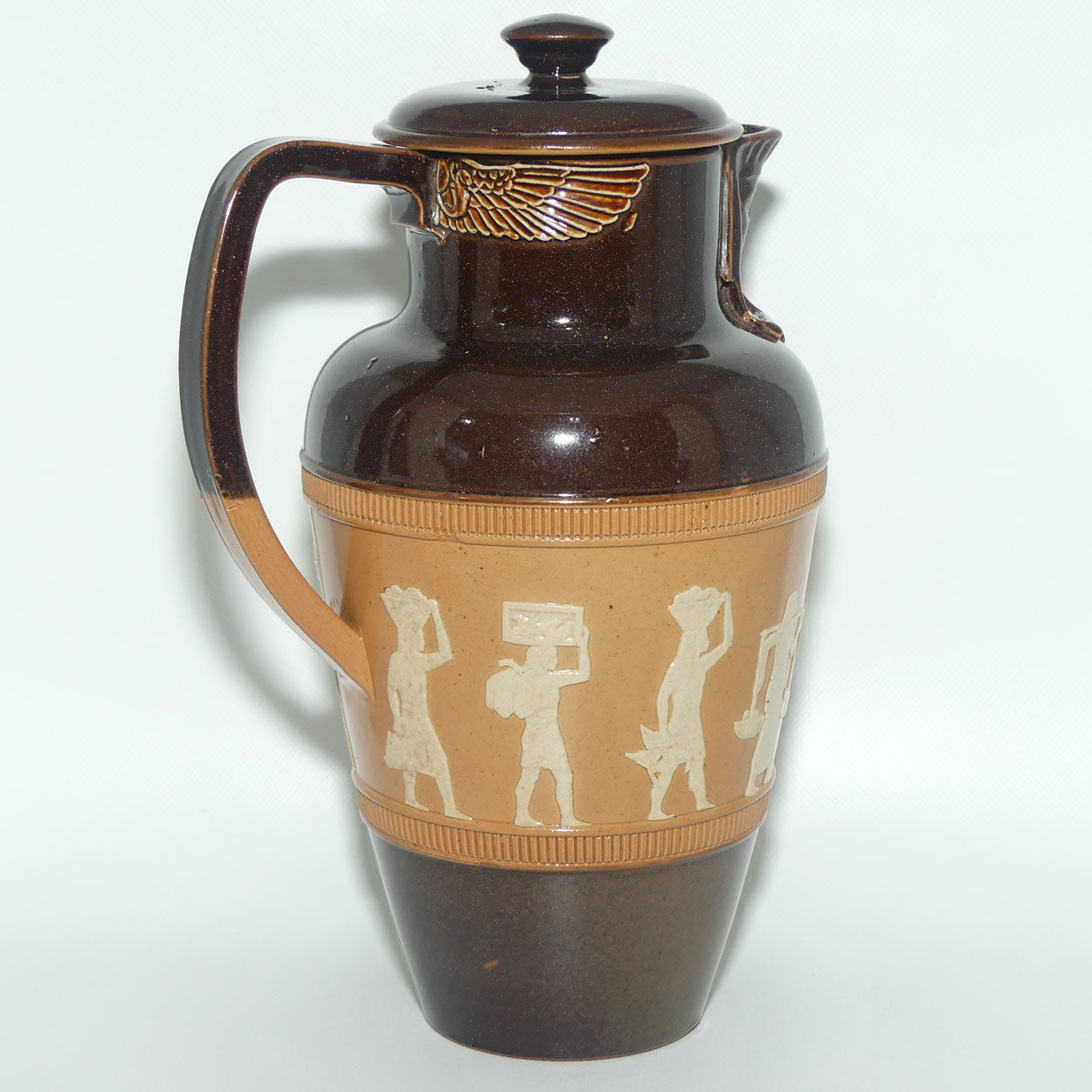 Royal Doulton Stoneware Egyptian design water pot