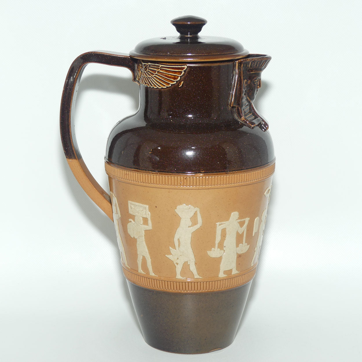 Royal Doulton Stoneware Egyptian design water pot