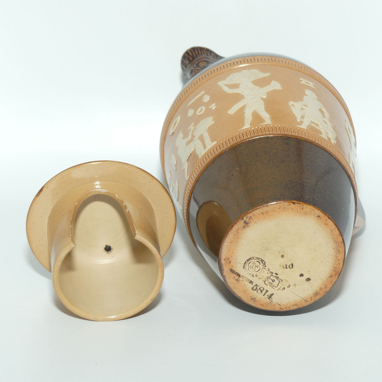 Royal Doulton Stoneware Egyptian design water pot