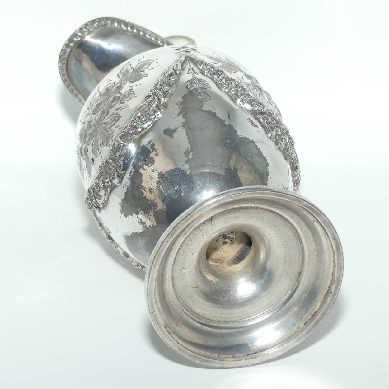 Victorian era EPBM Silver Plate wine jug | Neoclassical design