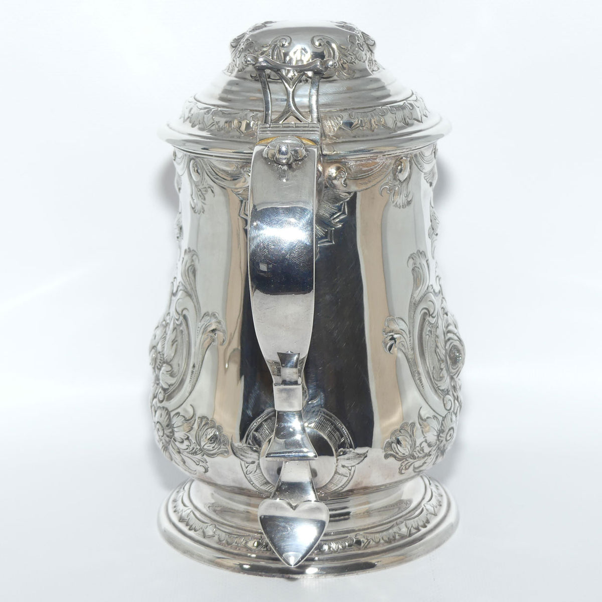 Martin Hall & Co EPGS floral decorated lidded jug