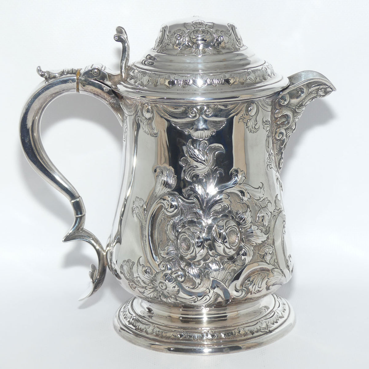 Martin Hall & Co EPGS floral decorated lidded jug
