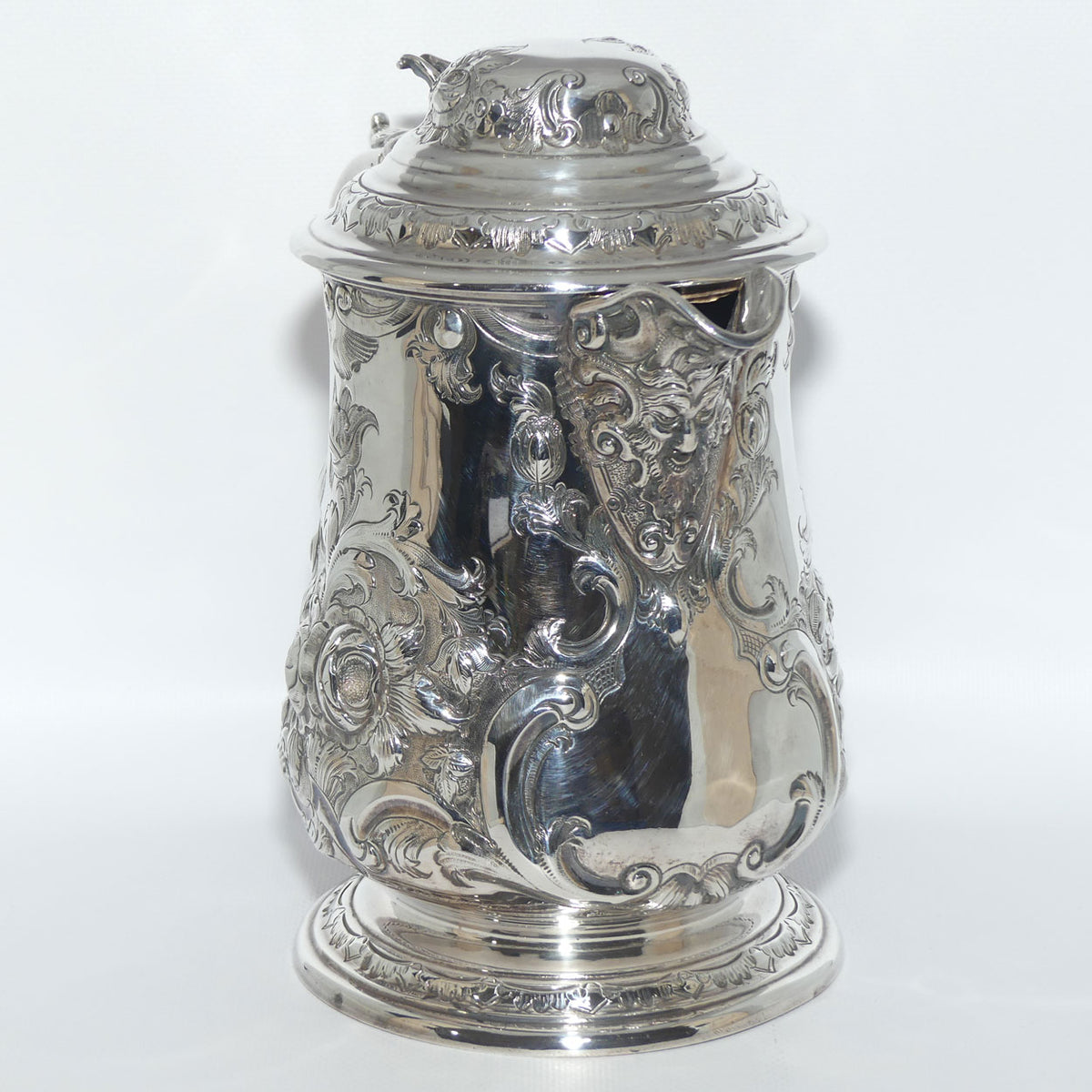 Martin Hall & Co EPGS floral decorated lidded jug