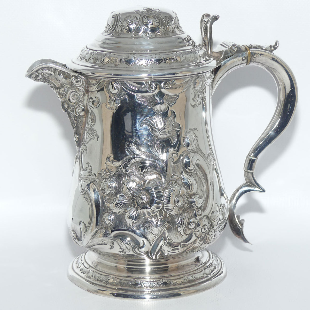 Martin Hall & Co EPGS floral decorated lidded jug