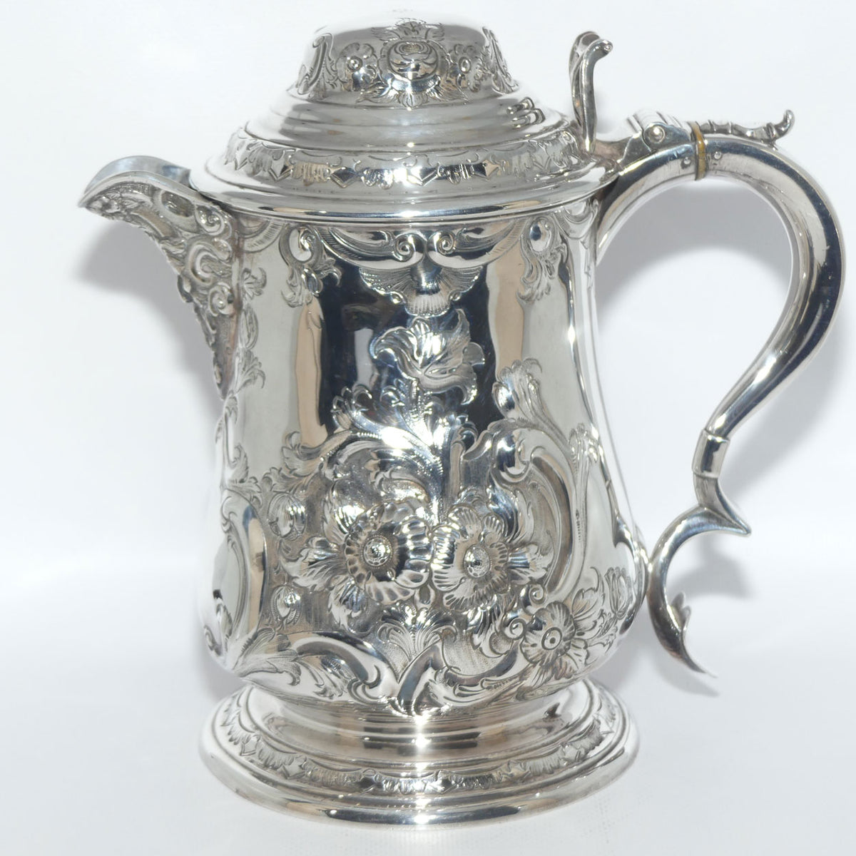 Martin Hall & Co EPGS floral decorated lidded jug