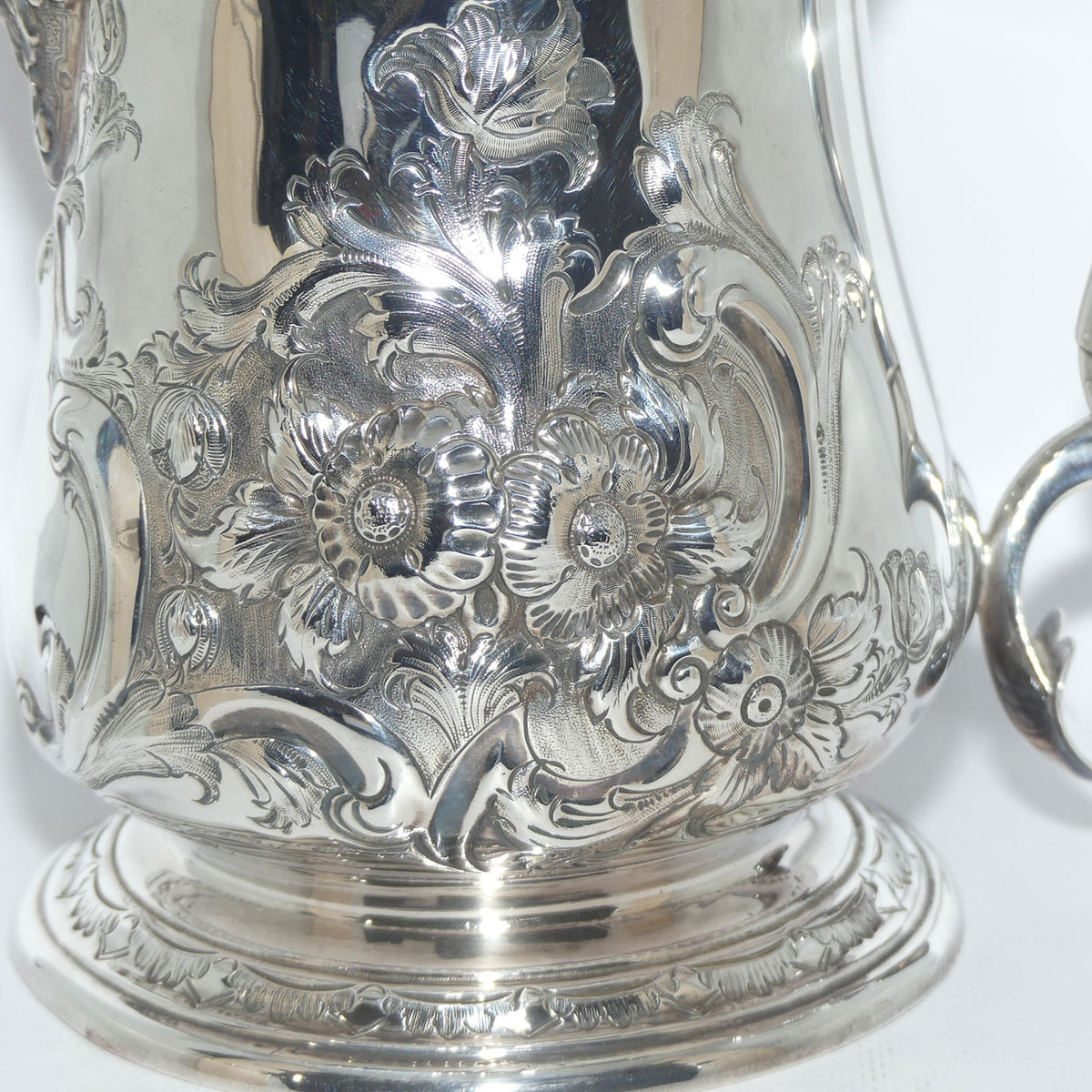 Martin Hall & Co EPGS floral decorated lidded jug