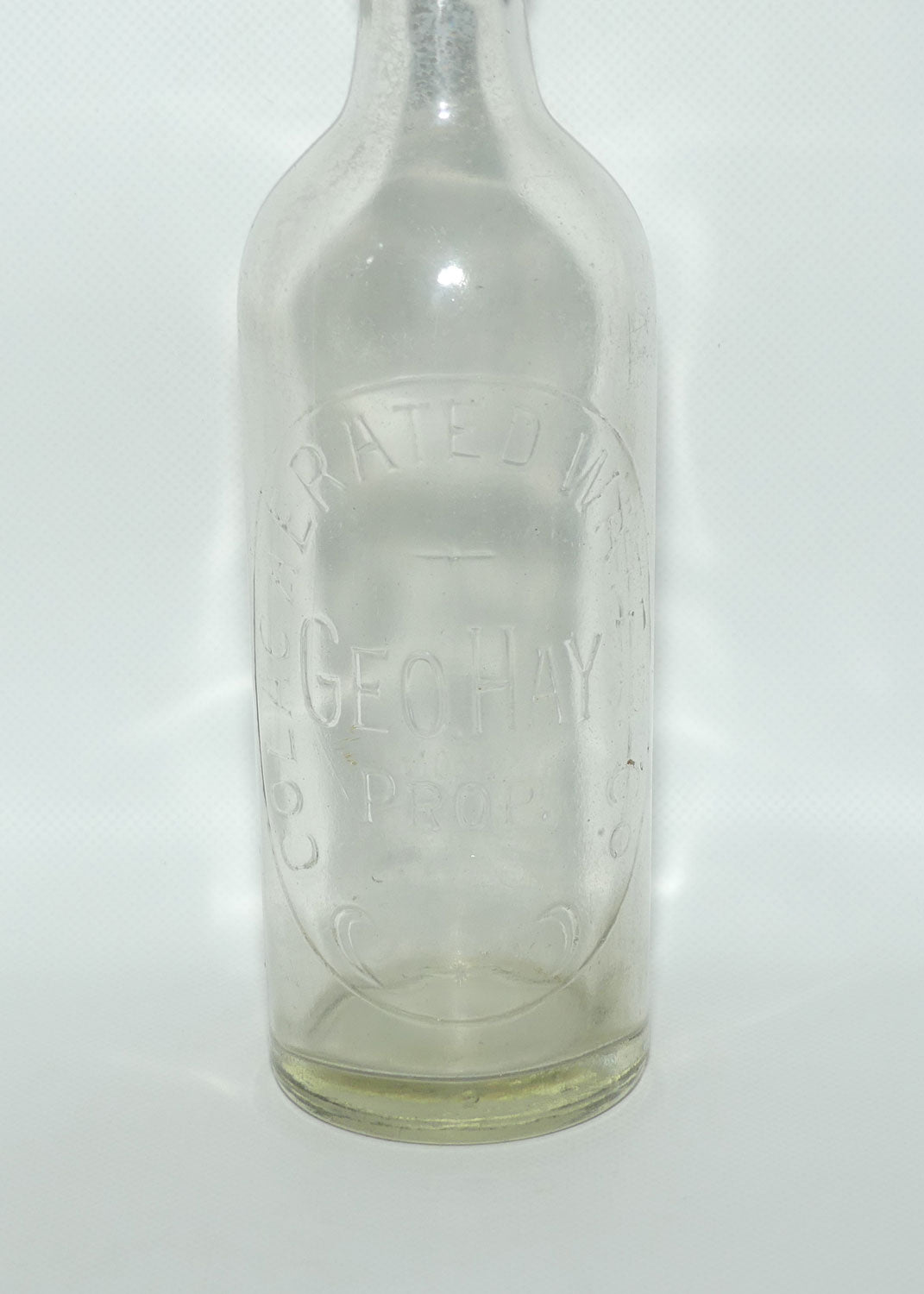 Geo Hay COLAC Prop | Colac Aerated Waters bottle